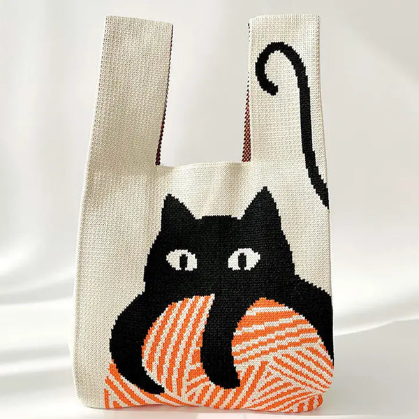 Cat Project Bag KNITTING NATION