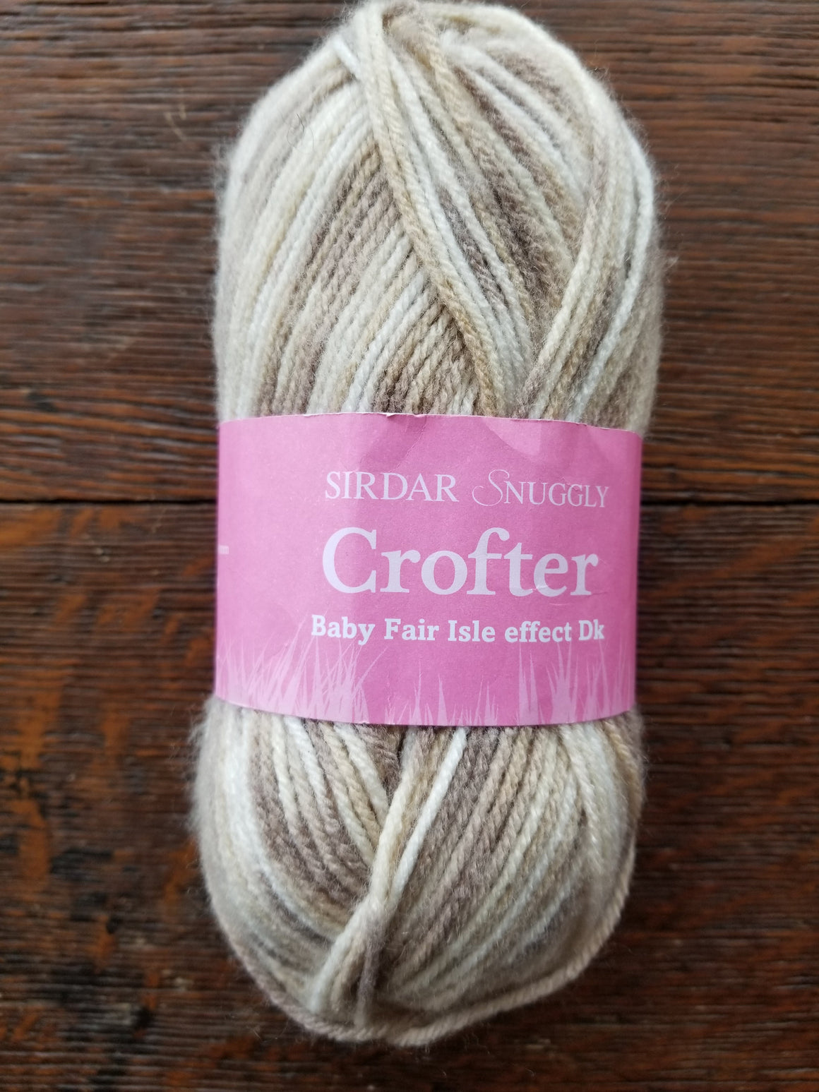 Snuggly Crofter Baby Fair Isle Effect DK