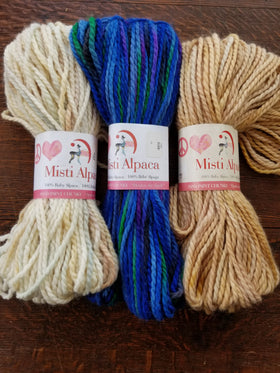 Hand Paint Chunky Baby Alpaca