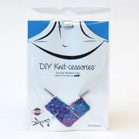 DIY Knit-cessories Circular Necklace Tips