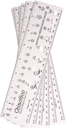 Chiaogoo Needle Gauge Ruler 1091-8