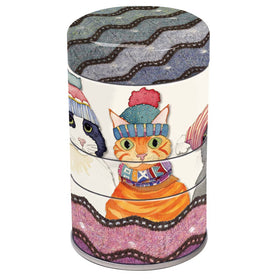 Cats in Hats . Mini Stacking Tin
