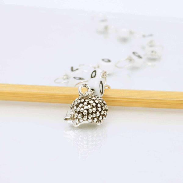 Silver Hedgehog Chain Row Counter