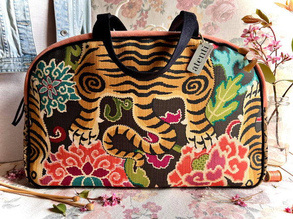 Le Tigre Overnighter-Atenti USA Handmade Weekender, Travel Bag