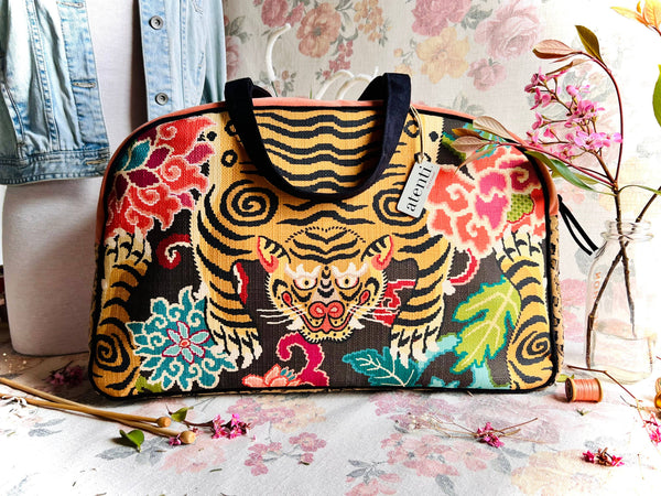 Le Tigre Overnighter-Atenti USA Handmade Weekender, Travel Bag