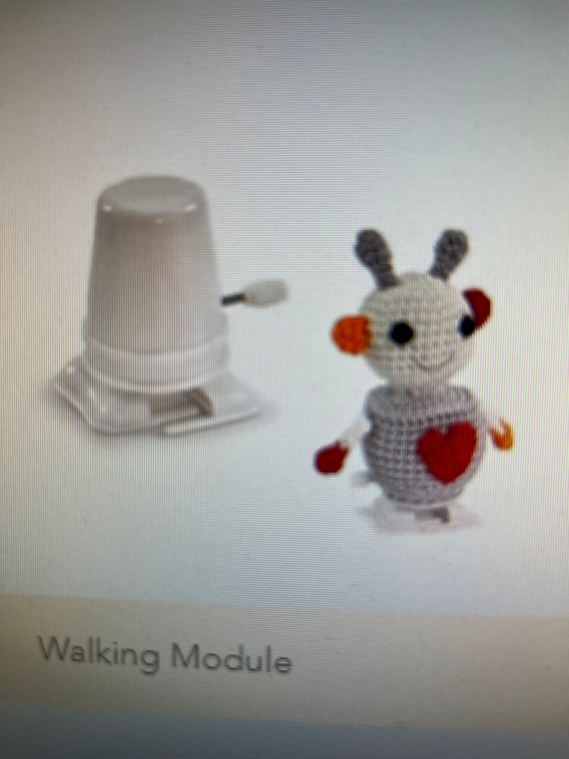 Amigurumi Wind Up Walking Mechanism