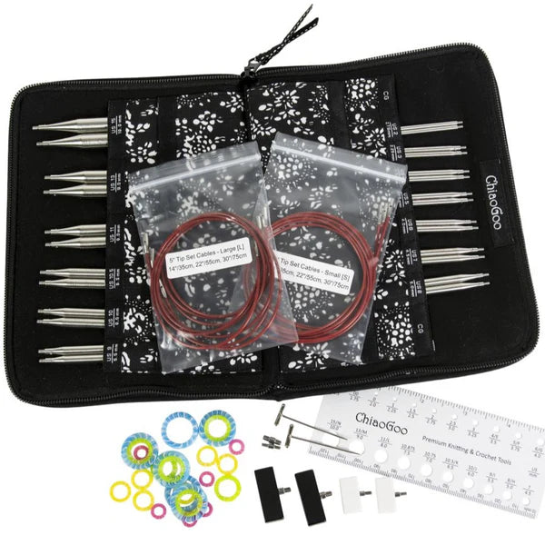 ChiaoGoo Twist Red Lace Interchangeable Set