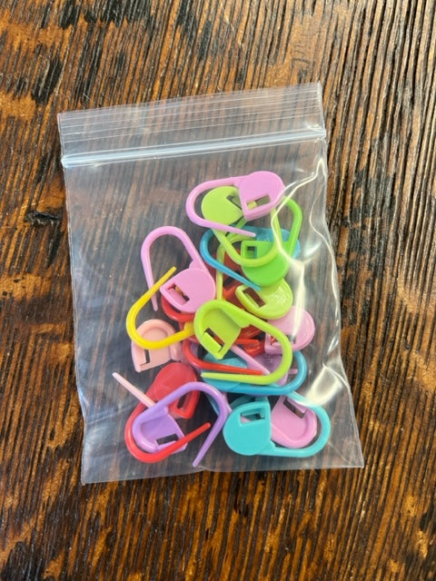 LOCKING STITCH MARKERS COLORFUL