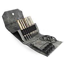 Lykke Driftwood 6” Crochet Hook Set- Black Denim