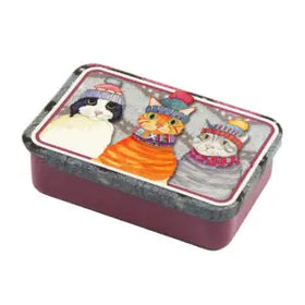 Emma Ball Pocket Tin, Cats in Hats