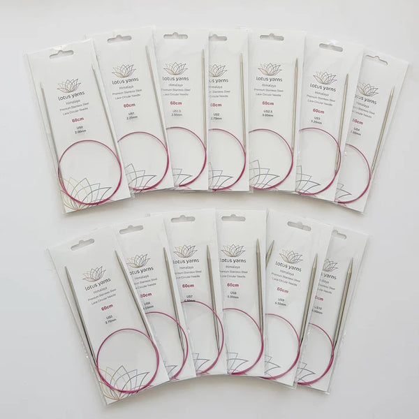 Lotus Circular Needles - Himalaya Stainless Steel