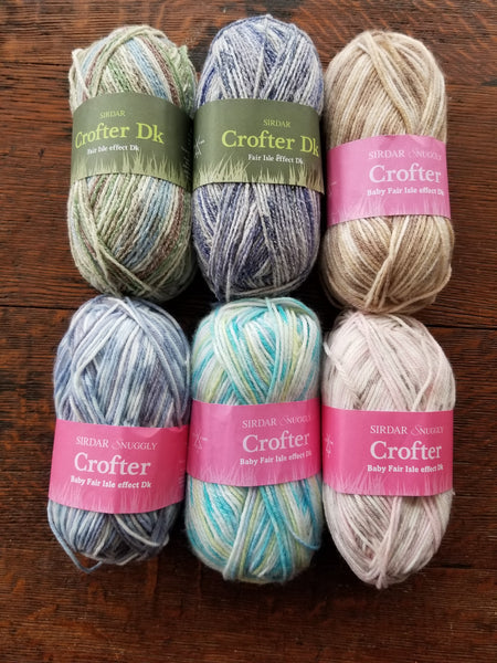 Snuggly Crofter Baby Fair Isle Effect DK