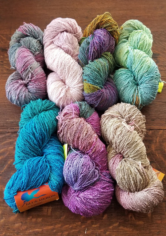 Water Hyacinth Silk & Rayon Yarn – Blue Heron Yarns