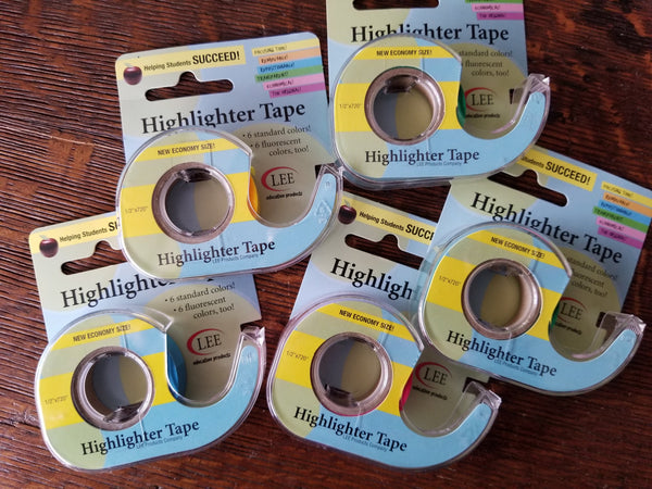 Highlighter Tape, 1/2"W x 720" long