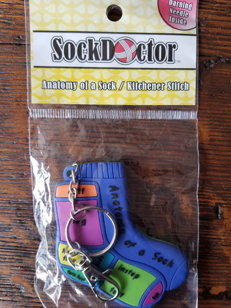 Anatomy of a Sock Key Chain