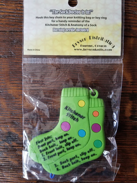 Anatomy of a Sock Key Chain