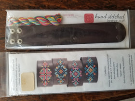 Hand Stitched Leather Cuff