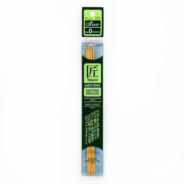 Clover Bamboo Double Pointed Needles