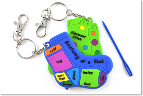 Anatomy of a Sock Key Chain