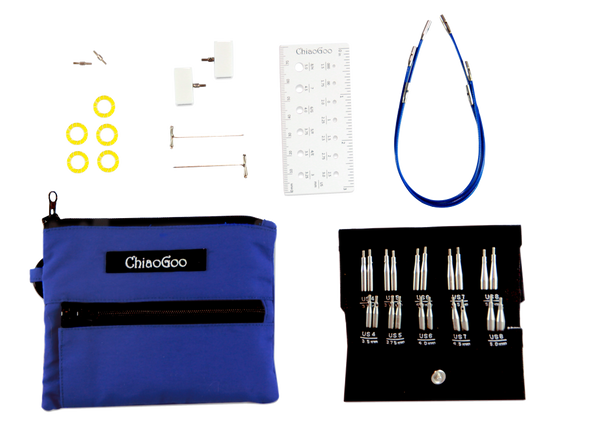 Twist Shorties Red Lace Interchangeable Needle Set from ChiaoGoo